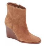 DV by Dolce Vit Dolce Vita Wedge Ankle Booties Tan Suede Photo 1