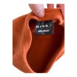 Women’s wool orange beret light academia Photo 3