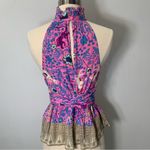 Anthropologie  Plenty by Tracy Reese Top floral animal print size S p Photo 5