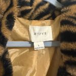 Tiger Stripe Faux Fur Jacket Brown Size L Photo 2