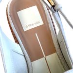 EUC Dolce Vita Leather Hardi Sling Back Loafers Crackled White Size 6 Photo 3