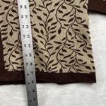 Cathy Daniels C.D. Daniels Open Front Cardigan Leaf Print Knit Sweater Jacket 1X Photo 2