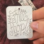 Free People Bordeaux linen blend mock neck base layer long sleeve tee size XS Photo 8