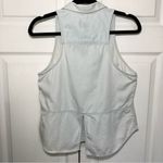 American Eagle Lightwash Denim Chambray Sleeveless Tank Top Size S Photo 3