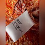 Free People Make My Day Harem Pants ONLY Womens XS Orange Print Drop Rise linen Photo 3