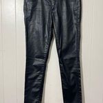 AG Adriano Goldschmied Jean The Legging Ankle Super Skinny Black Faux Leather 28 Photo 0
