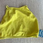 Free People  High Neck Bralette in Yellow Photo 3