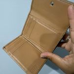 Coach  Signature‎ Wallet Brown Tan Trifold C Photo 6
