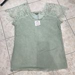 POL Lace shoulder tee Photo 1