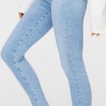 AGOLDE Sophie Mid Rise Skinny Ankle Jeans In Facet Size 23 Photo 0