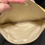 Madewell Sunny Clutch, yellow, zipper closure 12”x8.5” Photo 8