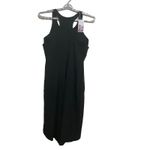 Halara Breezeful Racerback sleeveless High Low Flowy Midi black Dress size XL Photo 2