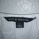 Zac and Rachel  L Swiss Microdot Long Sleeved Peasant Top in White Photo 3