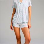 SKIMS Soft Lounge Short Sleep Set – XS – Cloud Candy Heart Print – NWOT Photo 3