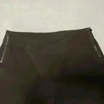 W By Worth Women Brown Dress Pants 4 Straight Leg Pockets Zipper Accent Photo 2