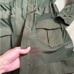Akira NWOT  Olive Green Sheer Trench Jacket. Size Small Photo 9