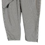 ASOS Black & White Striped Wrap Front Style Pants Women Sz 2 Photo 2