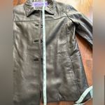 Andrew Marc  Women's Black Leather Jacket Size‎ XL Full-Length Sleeves Photo 10