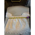 American Rag Cropped White Lace Top S Boho Costal Cowgirl Cottagecore Fairycore Photo 6
