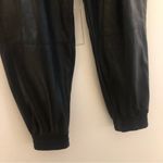 Karl Lagerfeld Paris Womens Faux Leather Pull On Sweatpants Jogger Pants Photo 2