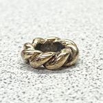 Pandora Authentic Twist Rope Spacer Charm 14k Gold 750353 Retired 585 ALE Bead Photo 1
