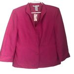 Dress Barn NWT  Blazer Jacket Linen Blend Business H14 Photo 0