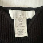 H&M Knit black cropped tank Photo 2