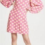Stine Goya Will Polka Dot Mini Dress pink yellow Medium Photo 1