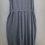 Venus  Women's Jumpsuit Sleeveless Pants Size 1X Heather Gray Drawstring Pockets Photo 0