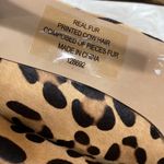 Steve Madden  Bolddd gold studded leopard fur platforms mob wife Photo 7