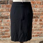 DKNY Donna Karan black wool skirt with a slit and ‼️pockets‼️ / 6 / Excellent condition Photo 3