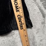 Easel Duster Jacket Large Black Crushed Velvet Goth Witchy Maxi Trench Blazer Photo 9