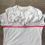 Zimmermann  EMBROIDERED RUFFLE T-SHIRT Photo 9