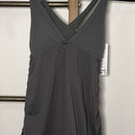Athleta ‎ Side Scrunch Gray Swim Tank Size Small NWT Photo 0