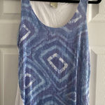 Ecru ‎ Womens Small Blue Sequin Tank Sleeveless Y2K Going out Top Photo 0