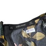 ZARA  Black/Multicolor Floral Crop Jumpsuit Women's Size Medium | 55-60 Photo 4