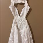 Princess Polly  White Sleeveless Plunge Sundress Photo 1