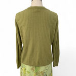 Classic Elements Vintage y2k  Green Cardigan - Size L Photo 2