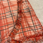 Urban Outfitters  Plaid Y2K Frill Ruffle Trim Skirt Medium Photo 2