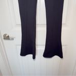 ZARA  Small Black Contouring Stretch Flare Trouser Dress Pants Business Photo 4