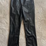 Pretty Little Thing Asymmetrical Waist Leather Pants Photo 2