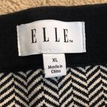 Elle NWT  XL Red, White and Black Chevron Stripe Skirt Photo 2