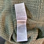 Gap ‎ Womens XS Olive Green Waffle Knit Hoodie Drawstring Pullover Casual Photo 4