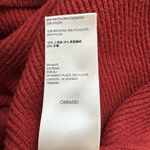 Free People Softly Structured Tunic Knit Oversized Sweater Size M Brick Red Photo 7