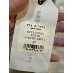 Rag and Bone NWT‎  Stevie Capri Jeans Size 28 White Bow Ankles Denim Photo 4