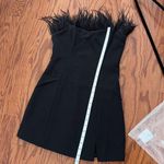 ASTR the label-RAVEN FEATHER TRIM MINI DRESS Photo 3