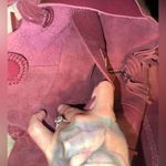 Free People NWT  + Sundown Wilds Suede Nubuck Burgundy Bag Photo 9