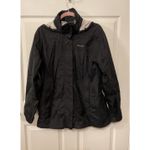 Marmot Women's PreCip Eco Black Hooded Waterproof Lightweight Rain Jacket, L Photo 2