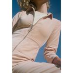 Paloma Wool Paufi Jumpsuit Small Velvet Coverall Utility Boiler One Piece Peach Pink Photo 2