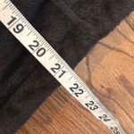 Lands End black plush cozy quarter snap pullover sweater xs Black Photo 5